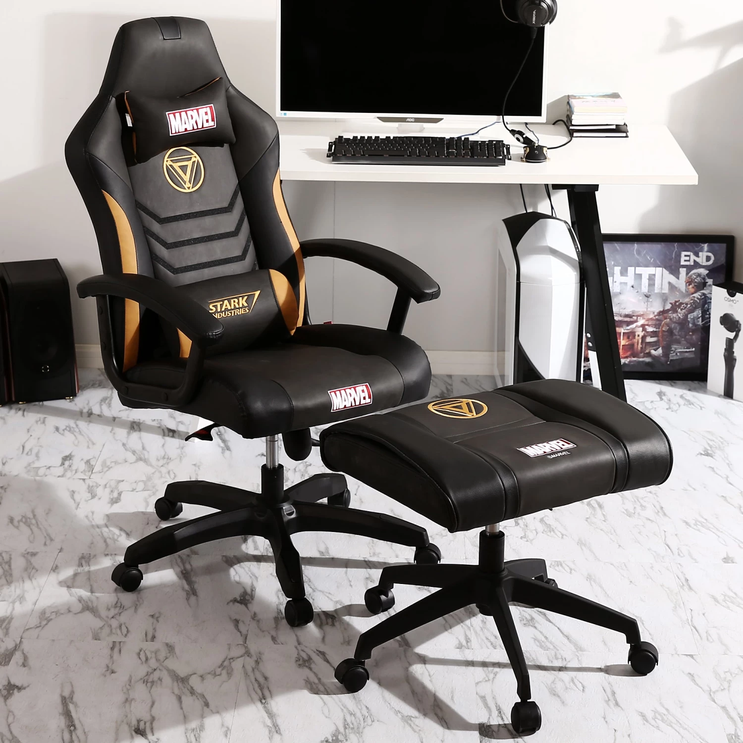 Neo Chair Marvel Gaming SUPREME Iron Man Stool