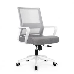 Neo Chair 801 White Frame Mesh Office Chair