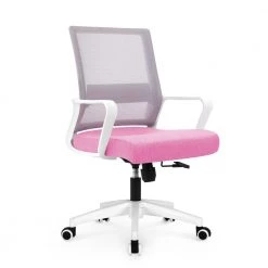 Neo Chair 801 White Frame Mesh Office Chair