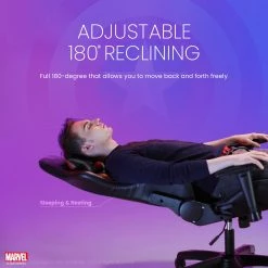 Neo Chair PRIME Captain America Edition [Footrest Ver.] (MV-ARC-CA-R) Marvel Gaming