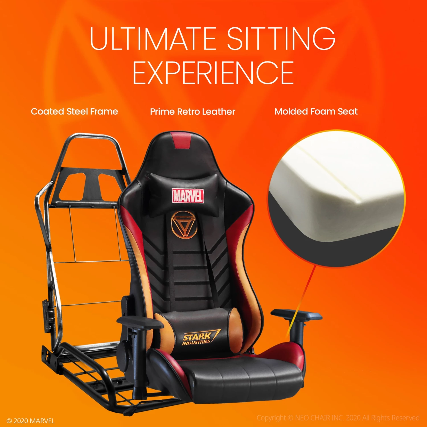 Neo Chair Marvel Gaming PRIME Iron Man Edition (MV-ARC-IM)