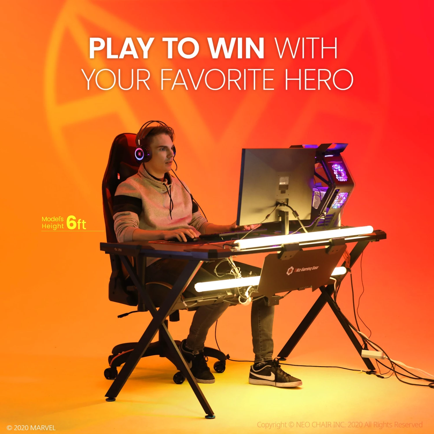 Neo Chair Marvel Gaming PRIME Iron Man Edition (MV-ARC-IM)