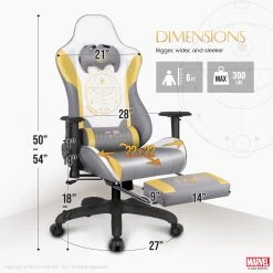 Neo Chair Marvel Gaming ETERNALS Gaming Chair- Thena R(MV-ETN-TH-R)