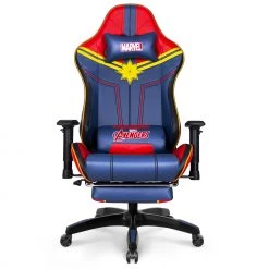 Neo Chair PRIME Captain Marvel Edition [Footrest Ver.] (MV-ARC-CM-R) Marvel Gaming