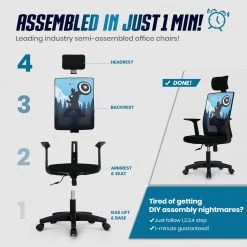 Neo Chair Marvel Gaming MK10 Captain America Edition [Headrest Ver.] (MV-M10H-CA)