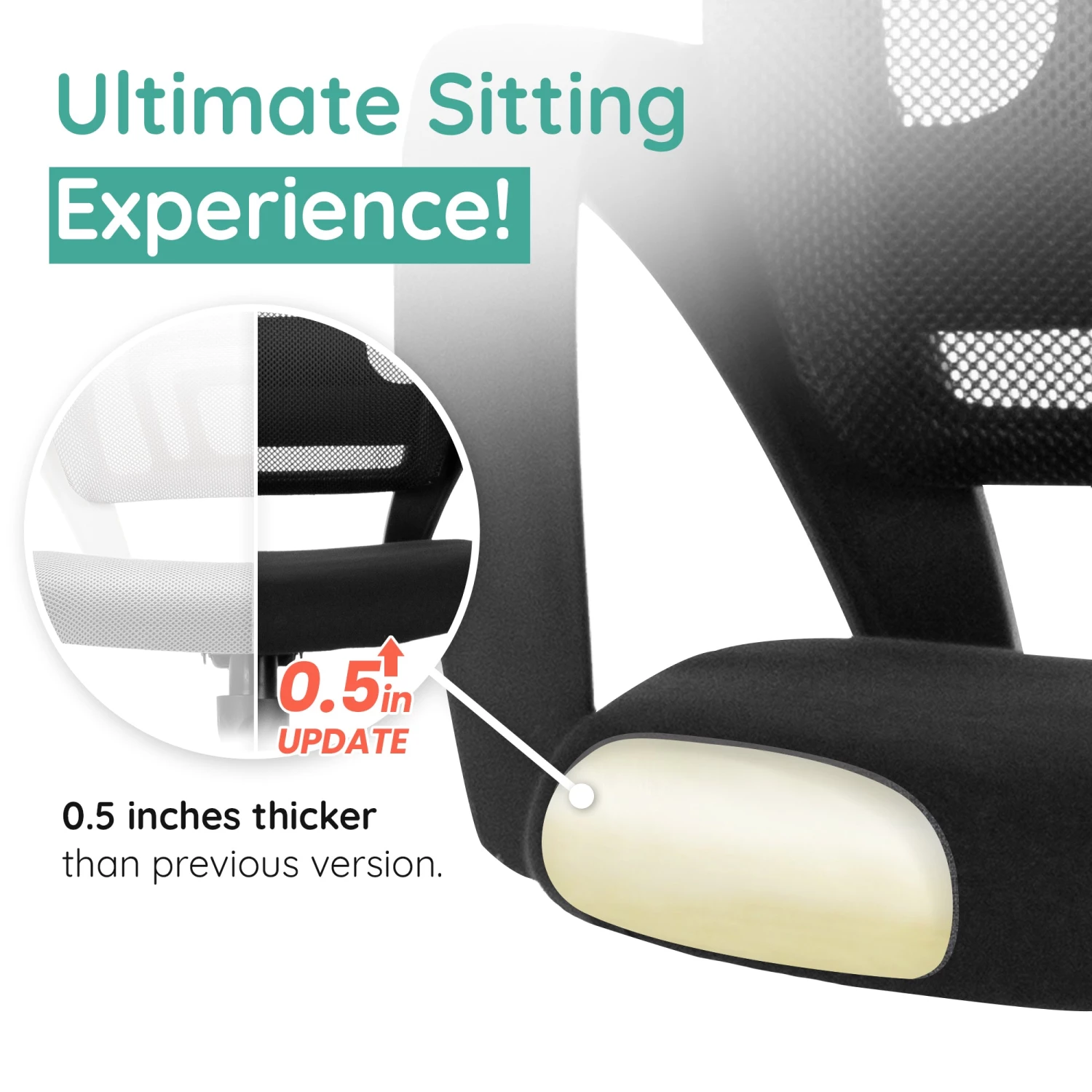 Neo Chair M28 Black Frame Mesh Office Chair