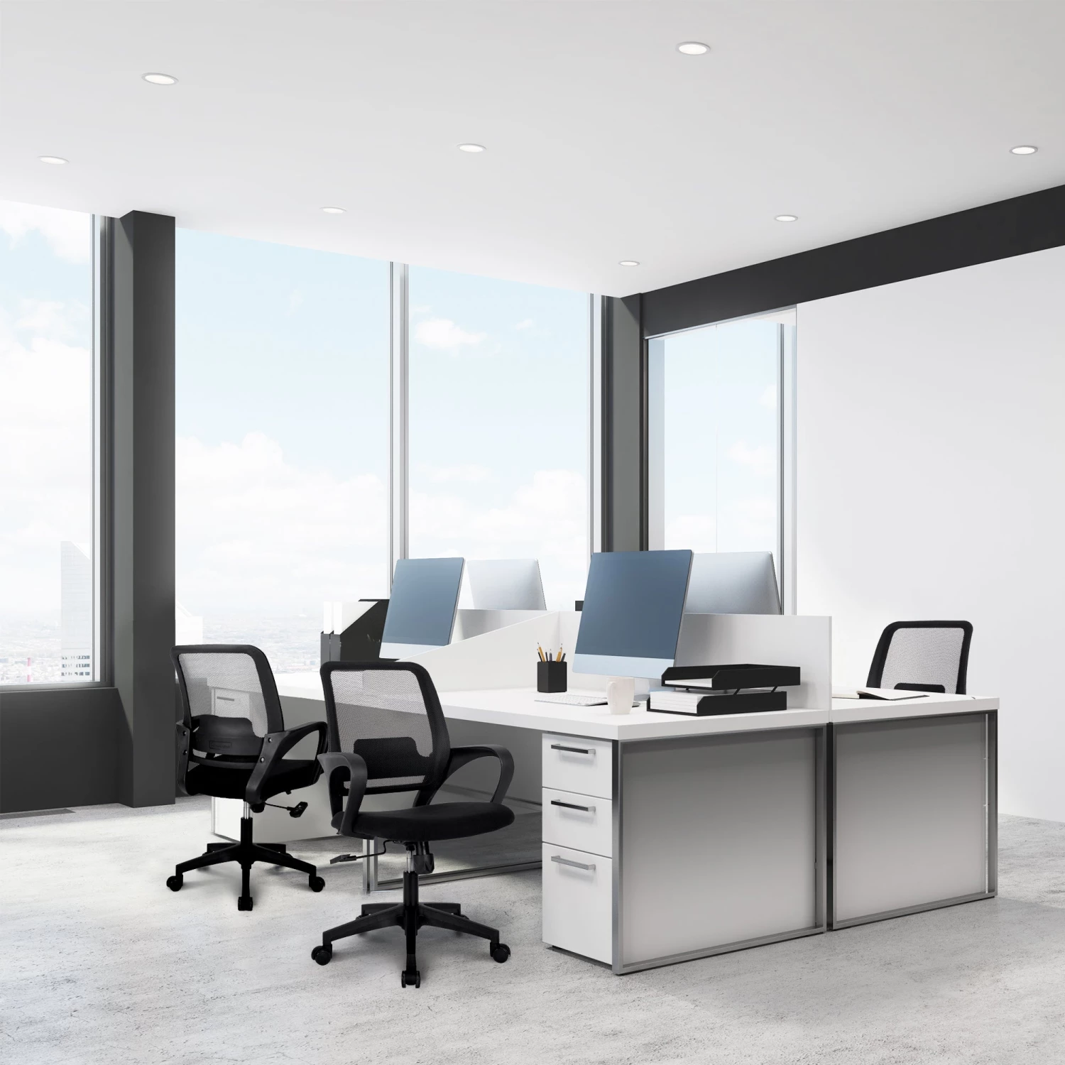 Neo Chair M28 Black Frame Mesh Office Chair