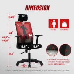 Neo Chair MK10 Iron Man Edition [Headrest Ver.] (MV-M10H-IM)