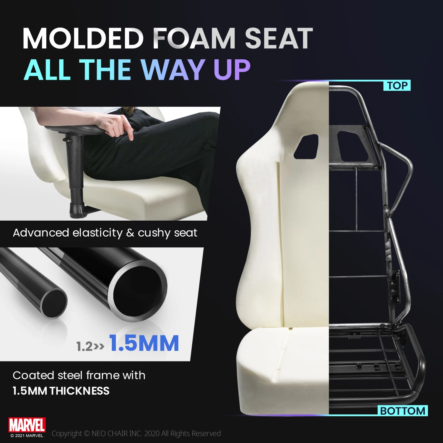 Neo Chair ULTIMATE Captain America Edition (MV-RAP-CA)