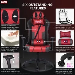 Neo Chair ULTIMATE Deadpool Edition (MV-RAP-DP) Marvel Gaming