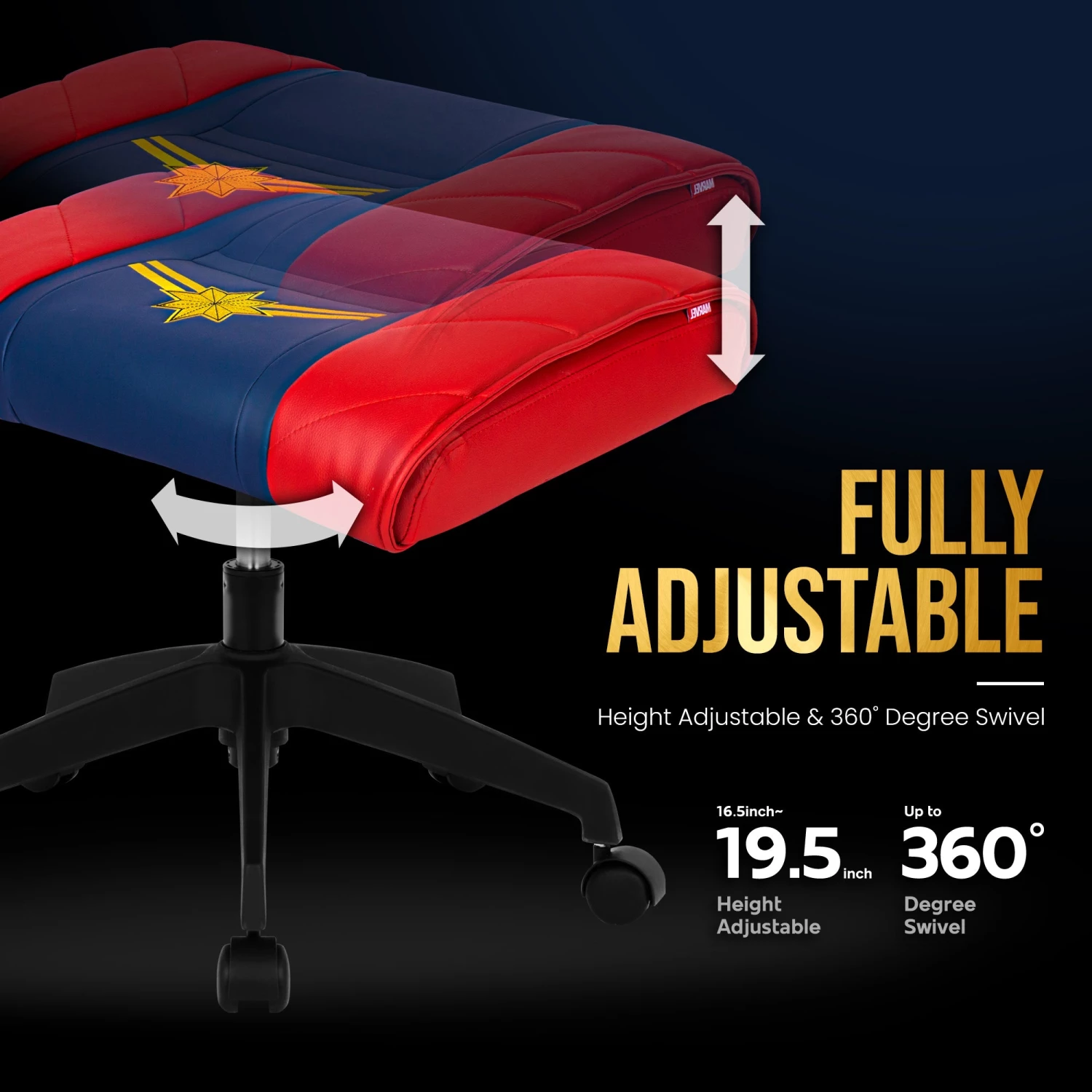 Neo Chair Marvel Gaming ULTIMATE Captain Marvel Stool